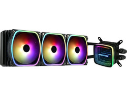 Enermax AquaFusion ADV 360 Black Υδρόψυξη CPU 120mm ARGB για Socket AM2 / AM2+ / AM3 / AM3+ / FM1 / FM2 / 115x / 1366 / 2011 / 2066 / 2011-3 / AM4 / FM2+ / 1200 / 1700 / AM5