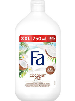 Fa Coconut Milk Shower & Bath Κρεμώδες Αφρόλουτρο 750ml