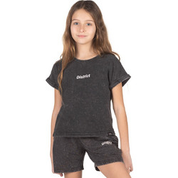 District75 Παιδικό T-Shirt Κοντομάνικο Ανθρακί 123KGCR-690-071