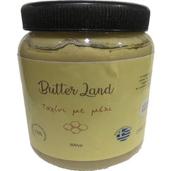 Butter Land ταχίνι ολικής άλεσης με κακάο & μέλι χωρίς ζάχαρη & αλάτι 500 γρ