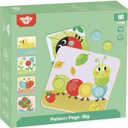 Tooky Toy Ξύλινο Παιχνίδι Λογικής Ζωάκια & Λουλούδια