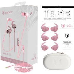 Sades Wings 20 Gaming Headset In Ear Pink