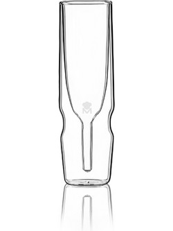 Masterpro Σετ Ποτήρια Σαμπάνιας Γυάλινα Mixology 190ml 2τμχ BGMP-20205