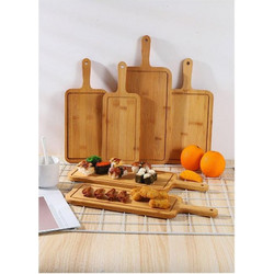 Wooden pizza board - rectangular, large