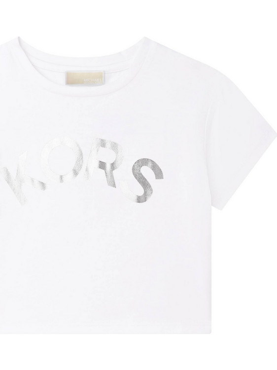Michael Kors Παιδικό T-Shirt Κοντομάνικο Λευκό R15163-M31