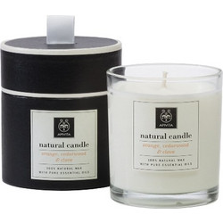 Apivita Natural Candle Orange, Cedarwood and Clove 235g