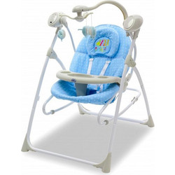 Asalvo Baby Swing Relax Μωρού Κούνια με Μουσική έως 9kg Γαλάζιο