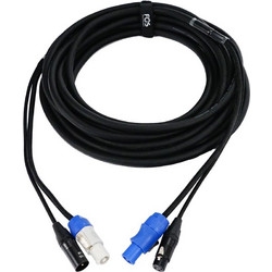 Fos Technologies FC-PDC-10 - Επαγγελματικό καλώδιο PowerCon / DMX 10 μέτρα
