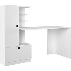 Megapap Domingo Γραφείο Ξύλινο με Βιβλιοθήκη 149.5x60x120cm GP042-0110,2
