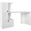 Megapap Domingo Γραφείο Ξύλινο με Βιβλιοθήκη 149.5x60x120cm GP042-0110,2