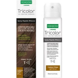 Homocrin Tricolor Καστανό Ανοιχτό Φυτικό Spray Βαφής Μαλλιών 75ml