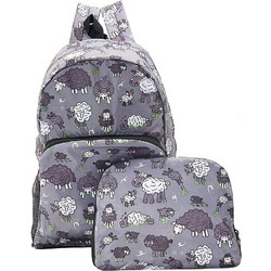 Eco Chic Grey Sheep E-B Σχολική Τσάντα Πλάτης Γυμνασίου - Λυκείου Πολύχρωμη 26GY