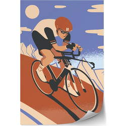 Cyclist race sport poster (Αφίσα)
