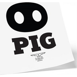 Mister B Temporary Tattoo Pig
