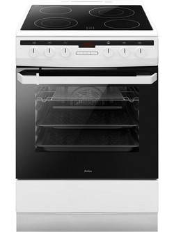 Amica 6018CE3.332EHTAQW Κουζίνα Ηλεκτρική 62lt με Κεραμικές Εστίες 60cm