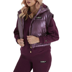 Ellesse Sirino Αμάνικο Γυναικείο Μπουφάν Puffer Κοντό Μωβ SGP15852-300