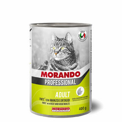 Morando Professional Adult Pate with Beef & Vegetables 400gr