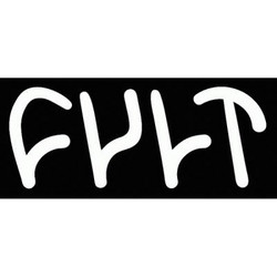Cult Die-Cut Sticker (white)