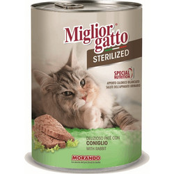 Morando Miglior Gatto Adult Sterilised Pate with Rabbit 400gr