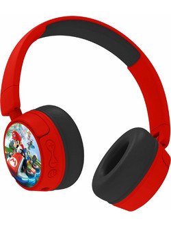 OTL Mario Kart Ασύρματα Bluetooth Ακουστικά On Ear Κόκκινα
