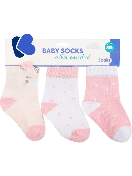 Kikka Boo Παιδικές Κάλτσες Hippo Dreams 6-12m Ροζ 31110010149