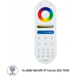 GLOBOSTAR MiBoxer-FUT092 73007 RF 2.4G Ασύρματο Χειριστήριο Αφής 4 Ζωνών για όλα τα Πολύχρωμα RGBW+WW MiBoxer & MiLight Controller DC3V 2 x AAA IP20 - RF 2.4G - Μ15 x Π5 x Υ1.7cm