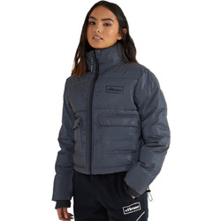 Ellesse Seline Γυναικείο Μπουφάν Χειμωνιάτικο Puffer Κοντό Γκρι SGP16177-011