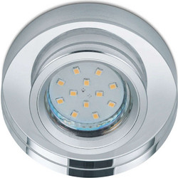 Σποτ Χωνευτό Pirin 652100152 Φ9x7cm 1xGU10 10W Chrome-Clear Trio Lighting Στρόγγυλο