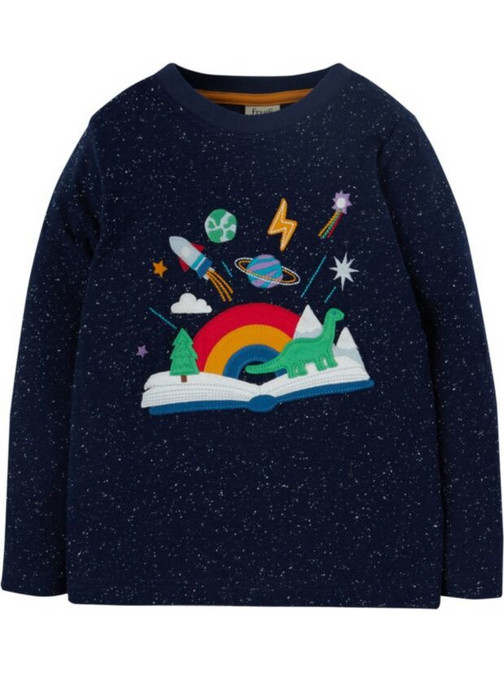 Frugi Παιδικό Φούτερ Navy Μπλε TTA238IPC