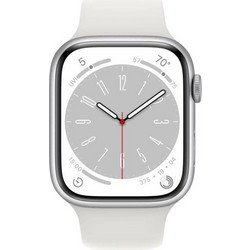 Apple Watch Series 8 45mm Aluminum Silver / White