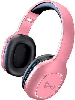 Forever BTH-505 Ασύρματα Bluetooth Ακουστικά On Ear με Noise Canceling Ροζ