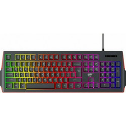 Havit KB866L Gaming Πληκτρολόγιο RGB Black