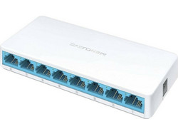 Mercusys MS108 V3 Unmanaged L2 Switch με 8 Θύρες Ethernet 100Mbps