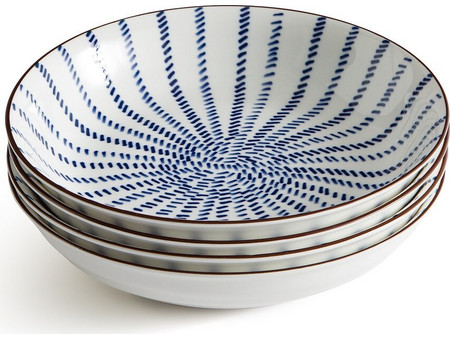 La Redoute Πιάτα Βαθιά Κεραμικά Bowlia 20.5cm 4τμχ 350294981