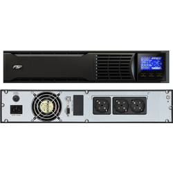 FSP Champ Rack UPS On-Line 2000VA 1800W Καθαρού Ημιτόνου με 3 Πρίζες Schuko