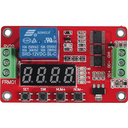 12V DC Multifunction Self-lock Relay Timer Module