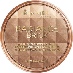 Rimmel Radiance Brick 01 Light Bronzer & Highlighter Powder 12gr