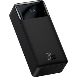 Baseus Bipow Power Bank 30000mAh 20W με 2 Θύρες USB-A Quick Charge 3.0 Black