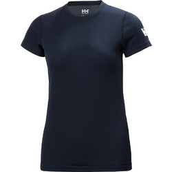Helly Hansen Tech Γυναικείο Αθλητικό T-Shirt Navy Μπλε 48373-597