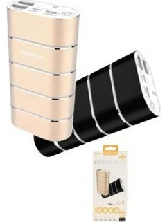 Newtop PB12 Power Bank 10000mAh με 2 Θύρες USB-A Gold
