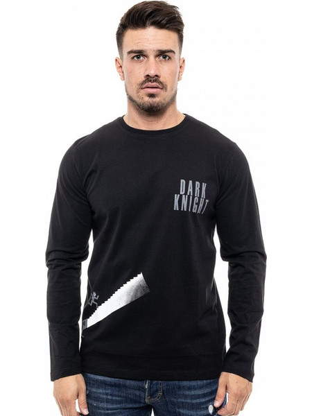 Ανδρική Μπλούζα Fashion Μακό Με Τύπωμα Dark Knight Splendid Biston -Μαύρο- 46-206-025