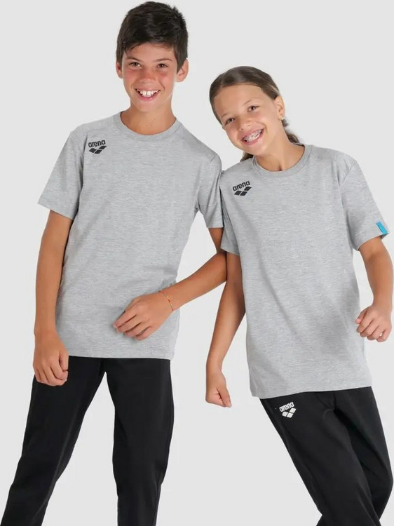 Arena Παιδικό T-Shirt Κοντομάνικο Γκρι 004918-550