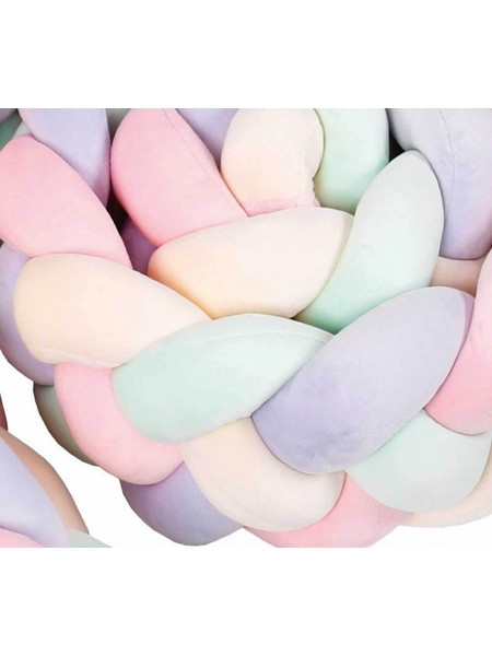 Palamaiki New Baby Πάντα Κούνιας Πλεξούδα Candy 15x220cm