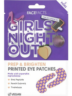 Facefacts. Girls Night Out Sheet Μάσκα Χειλιών για Ενυδάτωση με Πεπτίδια 12ml