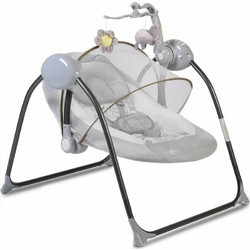 Moni Swing Zazu Relax Μωρού Κούνια με Μουσική έως 9kg Γκρι
