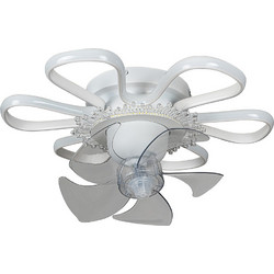 ARlight CFC 9506 Ανεμιστήρας Οροφής 50cm με Φως Λευκός