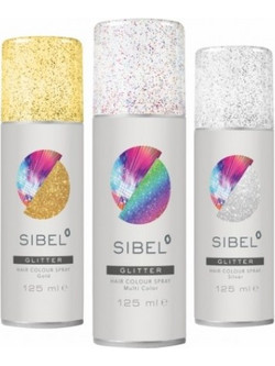 Sibel Glitter Gold Σπρέι Μαλλιών για Λάμψη 125ml