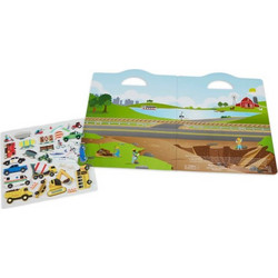 Melissa & Doug Επαναχρησιμοποιούμενα Puffy Αυτοκόλλητα Oχήματα 40522