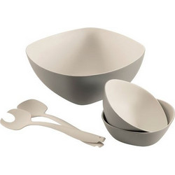 Σετ Σερβιρίσματος Σαλάτας 5τμχ Outwell Gala Salad Set Κωδ. 651193 Γκρι-Μπεζ