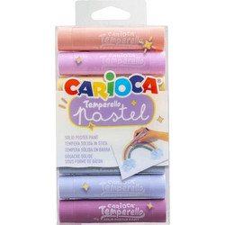 Carioca Τέμπερα Στερεά Pastel 8Τμχ (239.426736)
